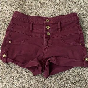 maroon refuge shorts